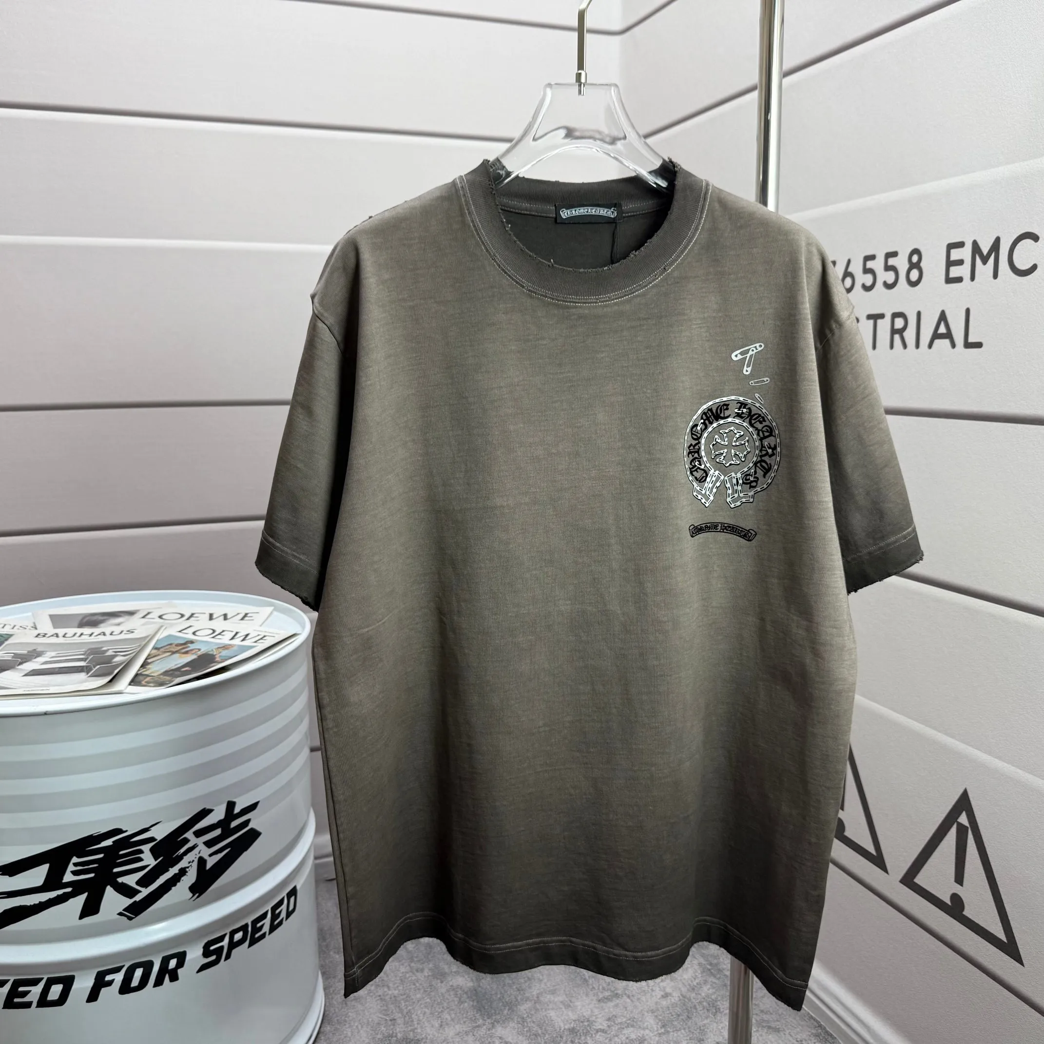 # 100 CH 2026 New Arrival tee Same Style + : Size :S M L XL XXL Size： S （90-130 ） M （120-150 ） L （140-165 ） XL （160-180 ） XXL （180 ）